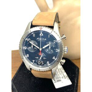 Alpina Men's Watch AL-372NW4S26 Startimer Pilot Swiss Quartz Chronograph 41mm
